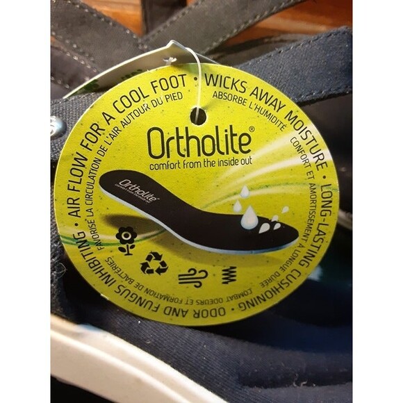 Grasshoppers Casual Rose Ortholite Navy/White Sandals Size 11 NWT - Picture 6 of 10